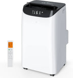 14000 BTU Portable Air Conditioners with Remote Control, 3-in-1 Free Standing Cooling AC Unit with Fan & Dehumidifier, Cools Room up to 700 sq.ft, Smart/Sleep Mode,3 Speed,Auto Swing,24H Timer